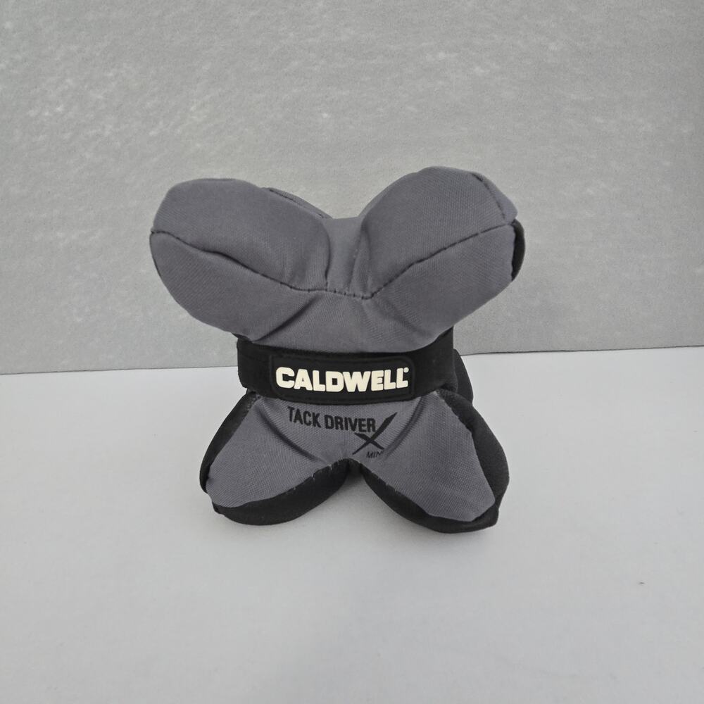 Caldwell Tack Driver X Mini Shooting Gun Rest Bag Gray/Black Rubber Bottom